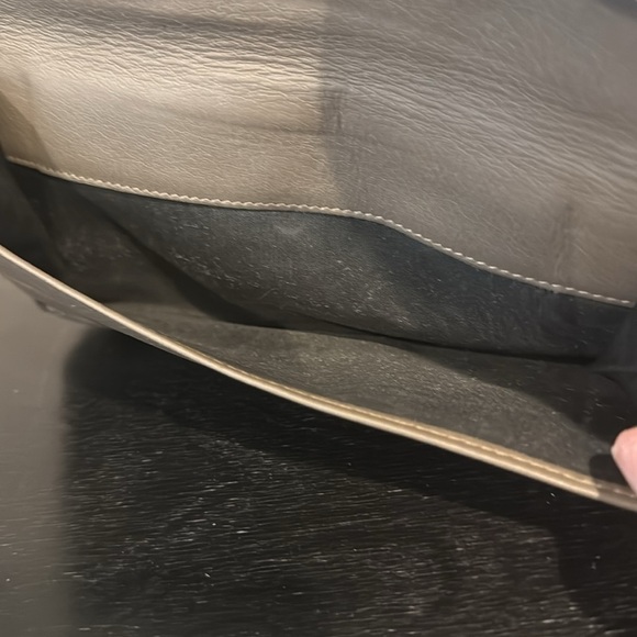 Balenciaga Long Taupe Leather Bifold Wallet Clutch - Picture 8 of 10